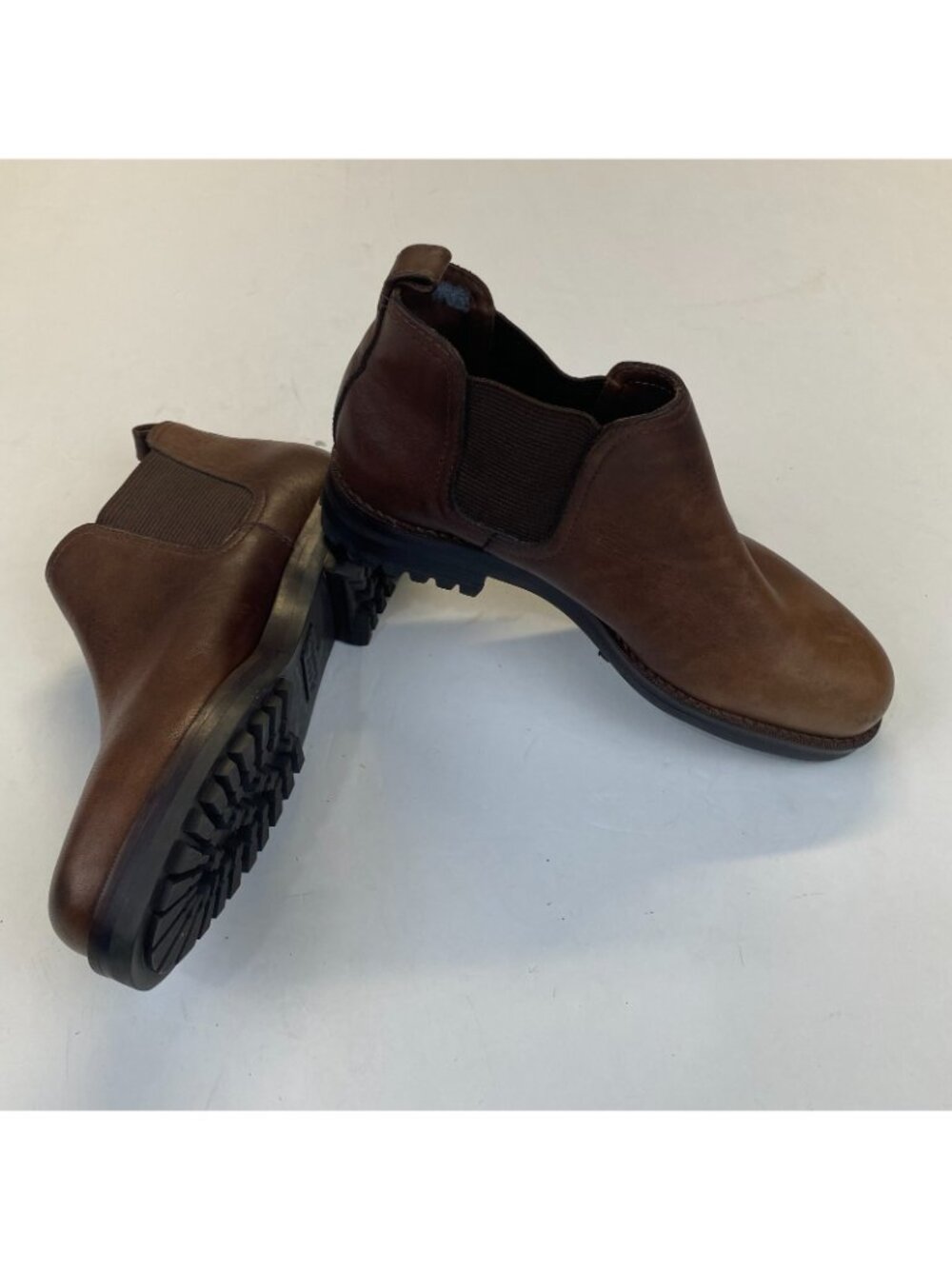Polo Ralph Lauren Boots Brown Leather Woman's Size 5.5 B Pull On - Picture 7 of 11